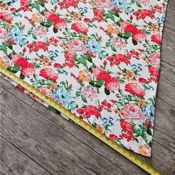Measeor Short Sleeve Floral Maxi Dress Size XXL - Picture 7 of 15